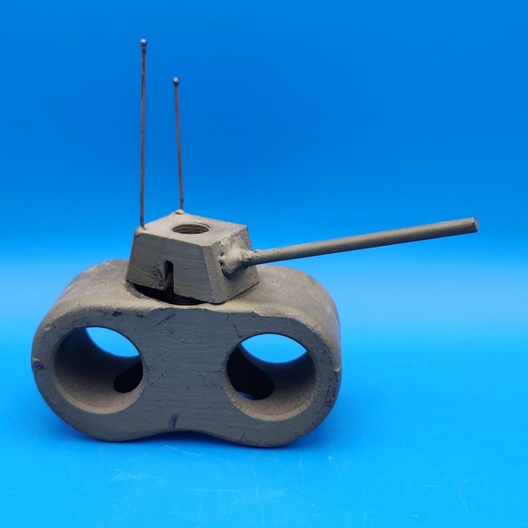 Other - Folk Trench Art Toy Tank Track Shoe End Connector from Recovery Vehicle